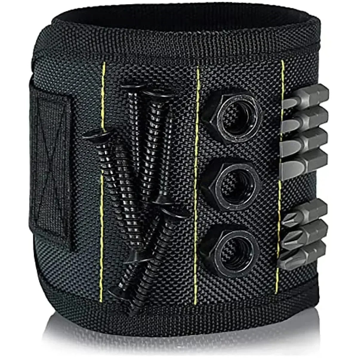 Magnetic Wristband for Holding Screws,Nails Drilling Wrist Tool Holder Belt 1Pc