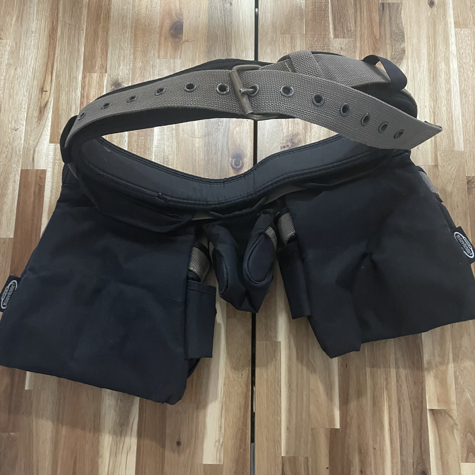 McGuire Nicholas Black Heavy Canvas Tool Pouch Work Belt