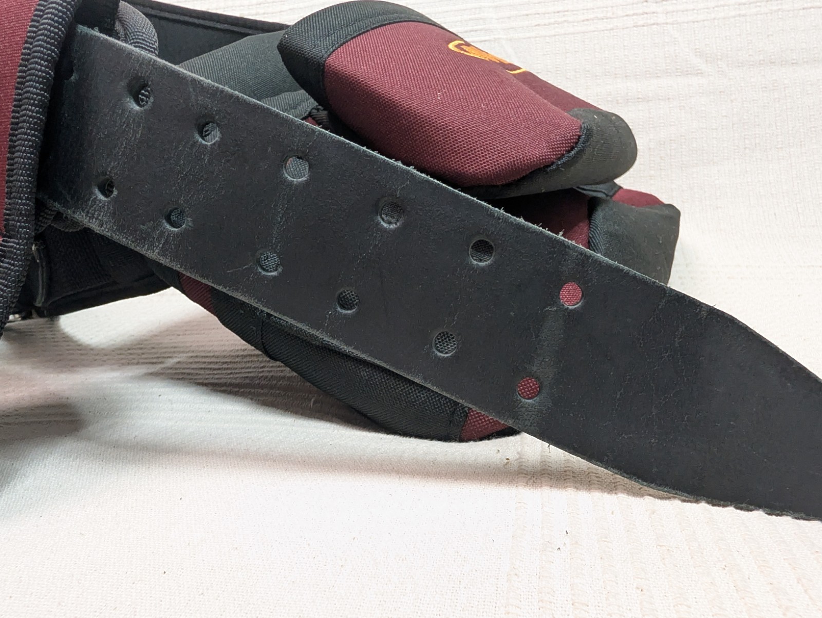 AWP General Construction Carpenter Tool Rig | Padded Adjustable Leather Belt