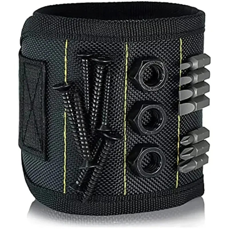 Magnetic Wristband Tool Belt with 15 Strong Magnets for Holder Holding Screws