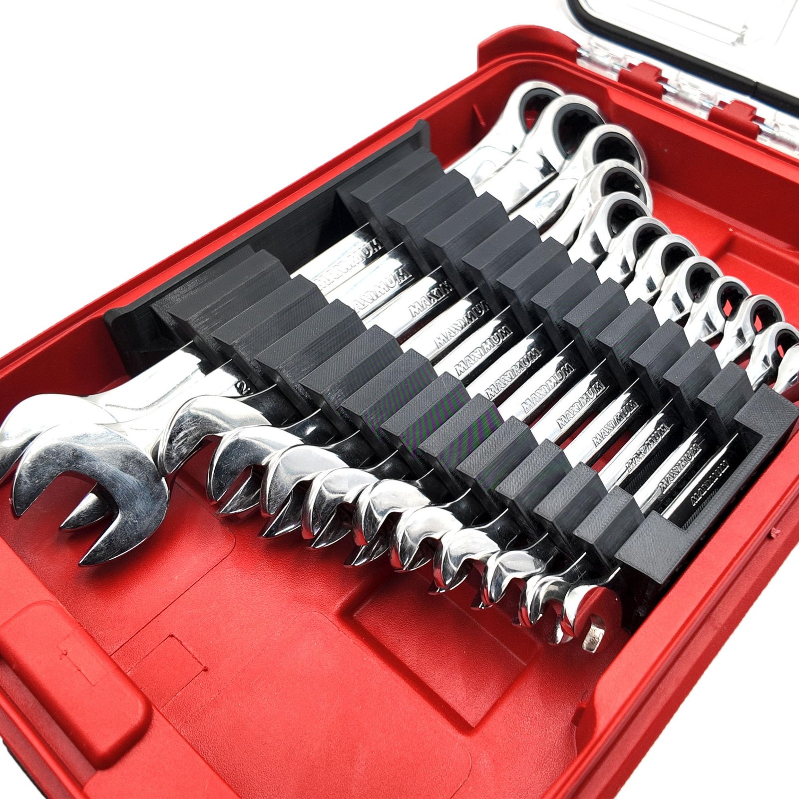 TidyTool Wrench Organizer Insert for Milwaukee Packout Slim Case AirTag