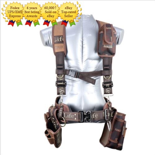 KAYALIFE KL-600 Work Tool Belt Set Suspenders Drill Pouch Holder Made in Korea