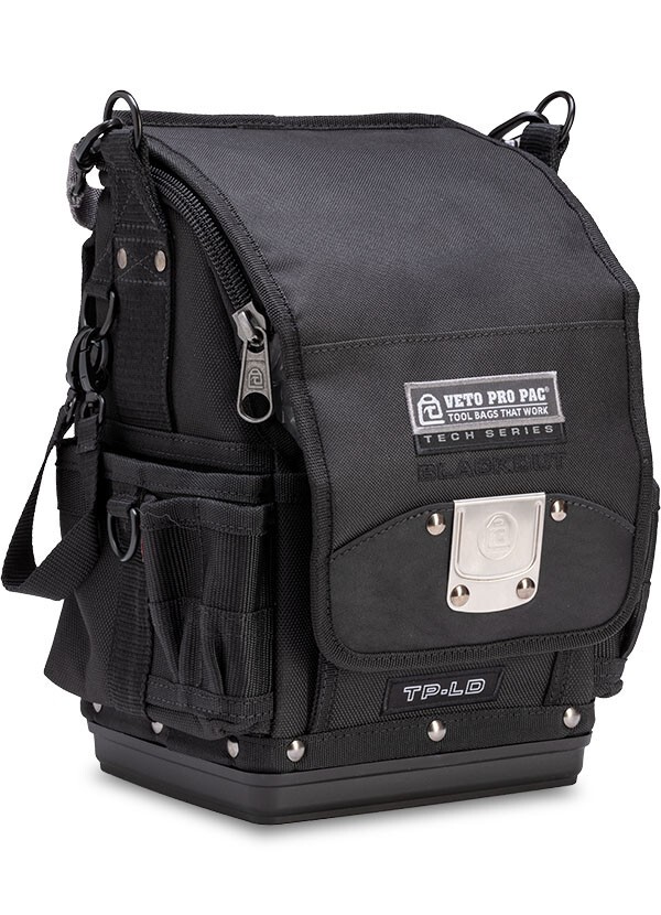 Veto Pro Pac TP-LD BLACKOUT Large Compact Tech Tool & Meter Pouch, VPP10746