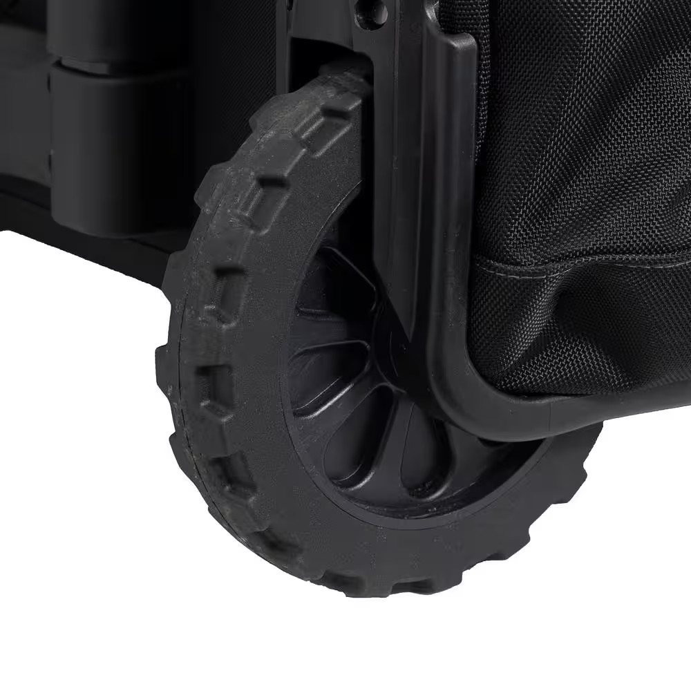18 In. Rolling Tool Tote Bag with Extended Handle