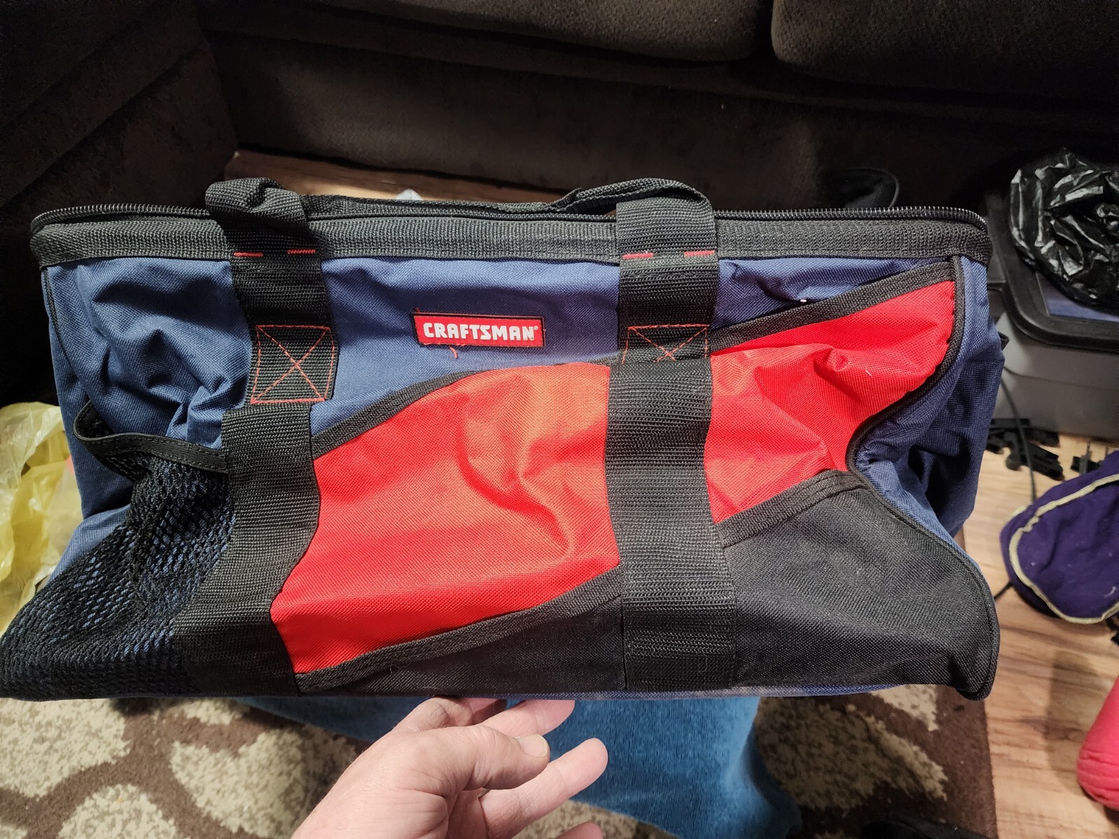 CRAFTSMAN #37540 Large TOOL BAG Storage Tools Wide Open 11″ X 10″ X 20″