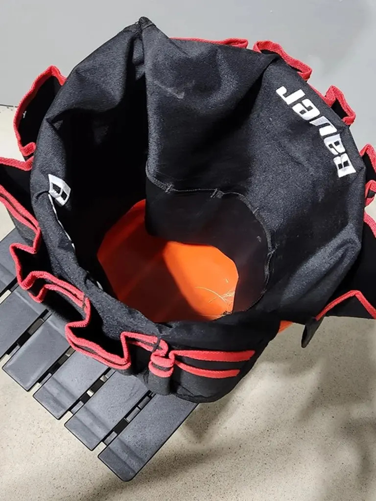 NEW Bauer Black / Red Color Tool Box Bag Work Tote Pockets Storage Organizer