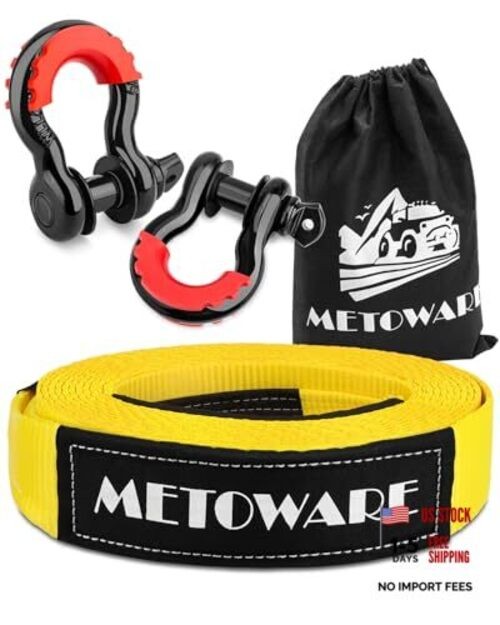 Heavy Duty Tow Strap Recovery Kit – 3″ x 20ft(35,000lbs) Tree Saver Winch
