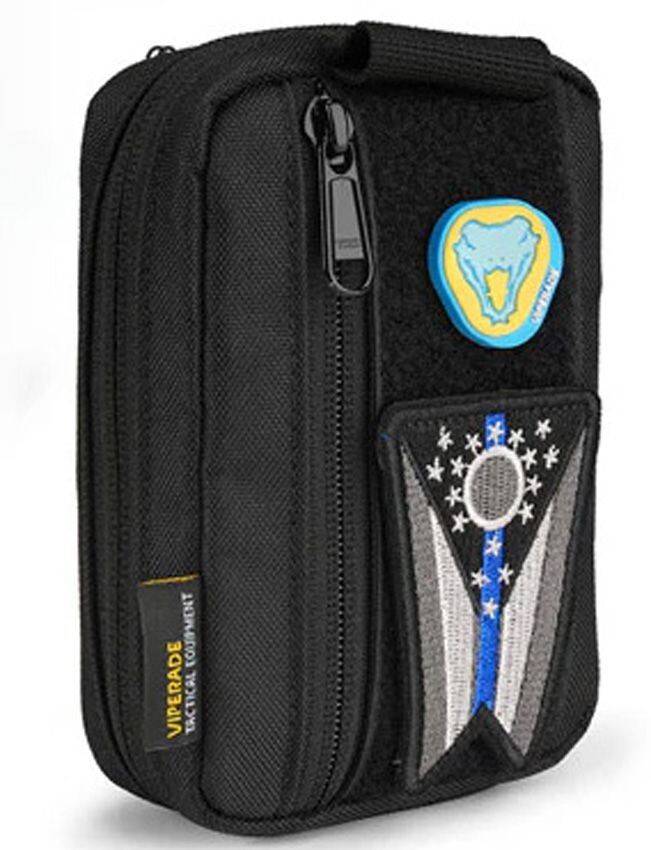 Viperade VE26 EDC 8-Pocket Organizer Black 500D Polyester Construction 5.5″ x 4″