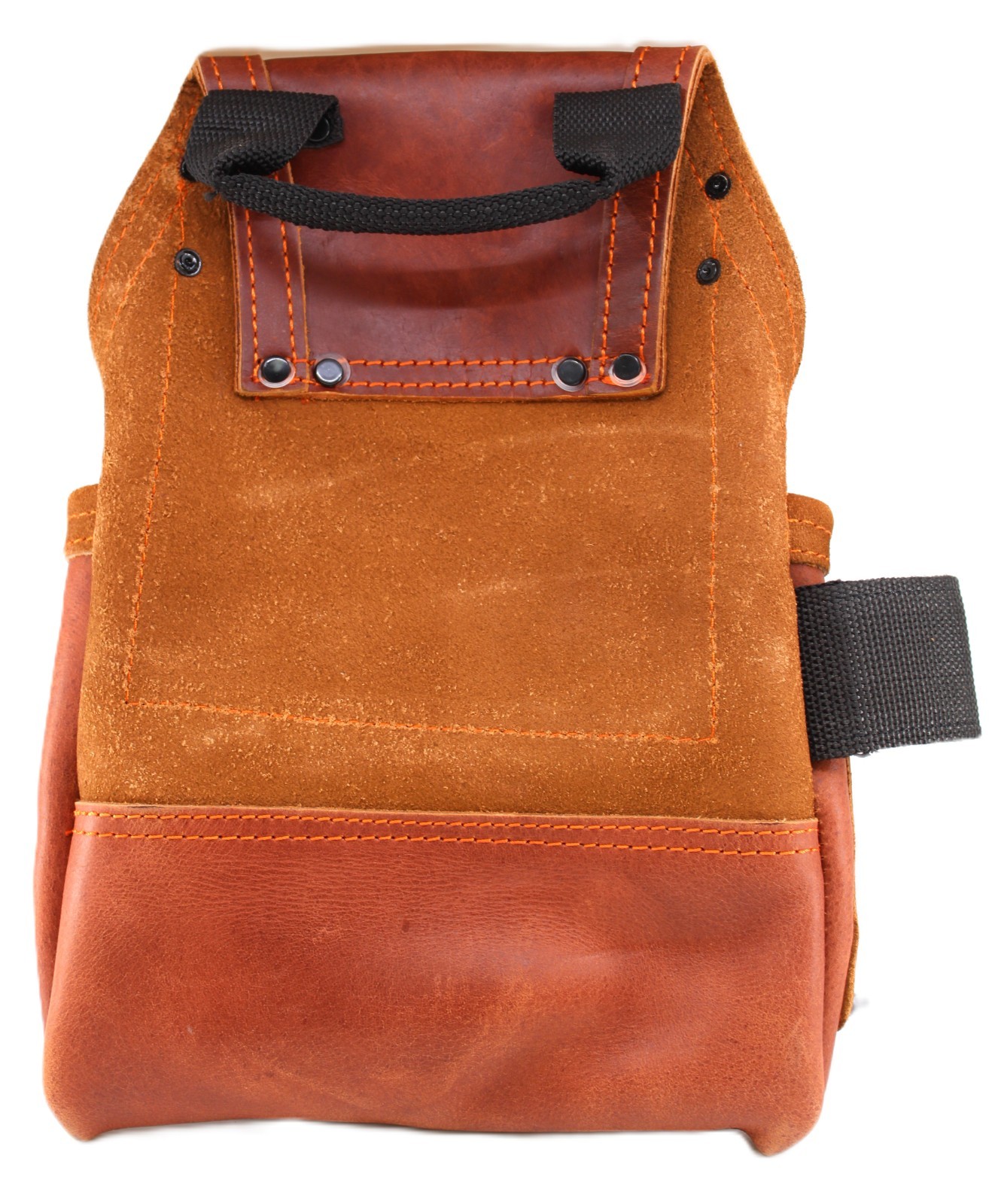 USA PRO TOOLS Top Grain Leather Tool Pouch & Belt – Multi‑Pocket, Hammer Holder