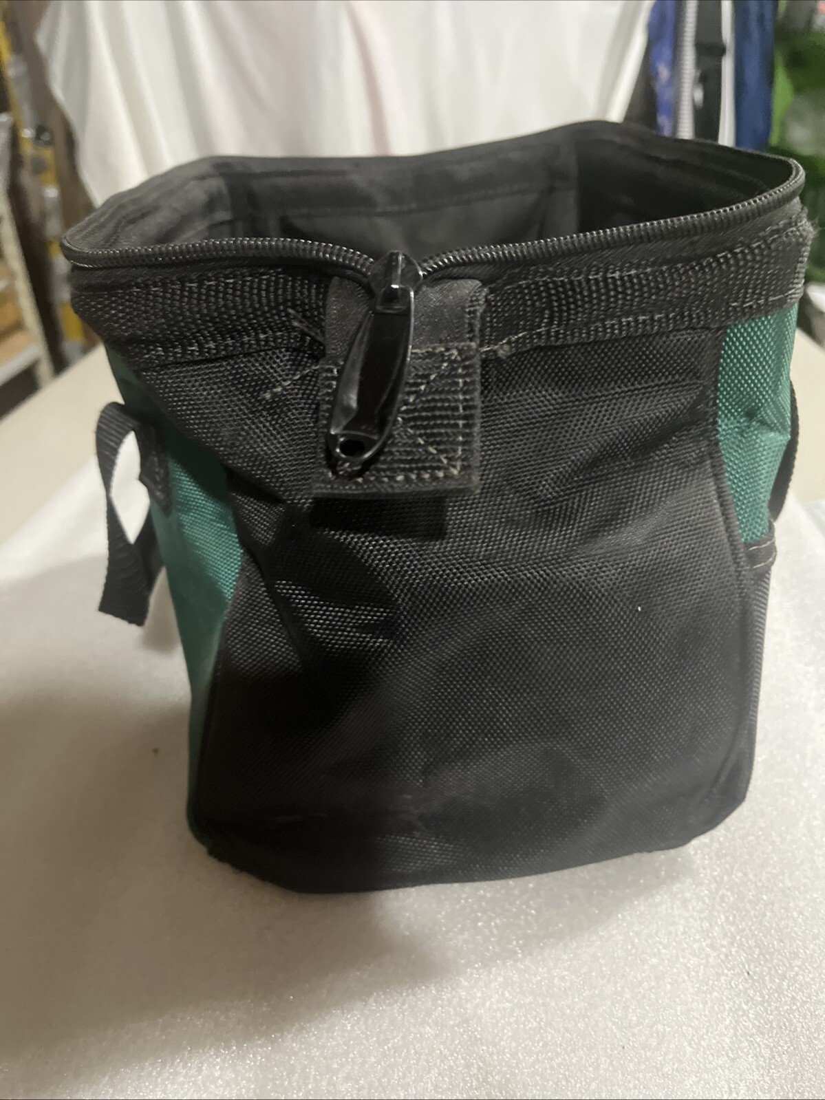 🇺🇸MASTERFORCE 12″ Tool Bag Large Zippered 3 Pocket Exterior Heavy Duty Fabric