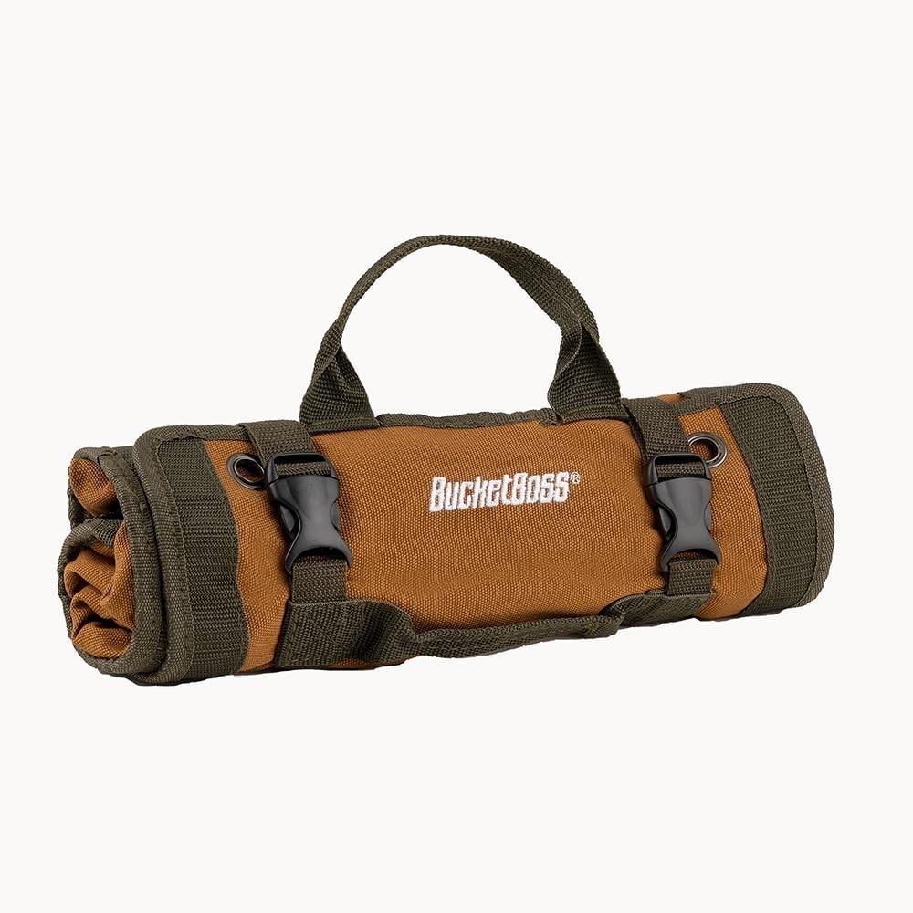 Versatile Tool Organizer in Brown Duckwear Canvas – Quick Release and 6 Pockets