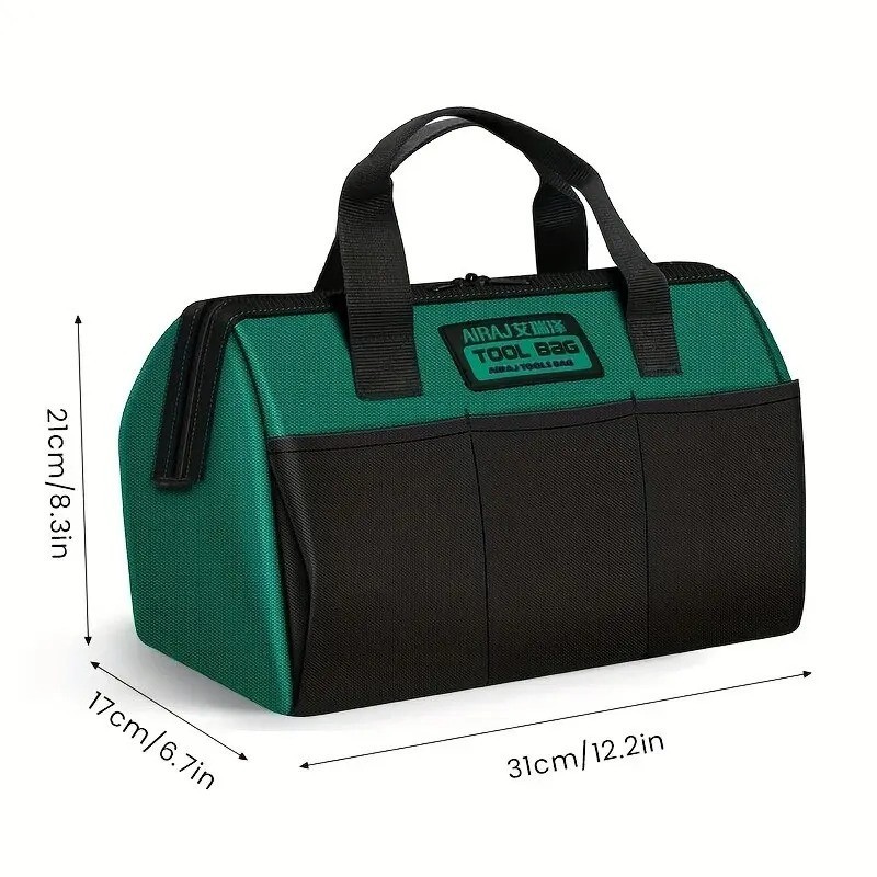 AIRAJ 13 Inch Tool Bag Electrician Multifunctional Strong Durable Oxford Thicken
