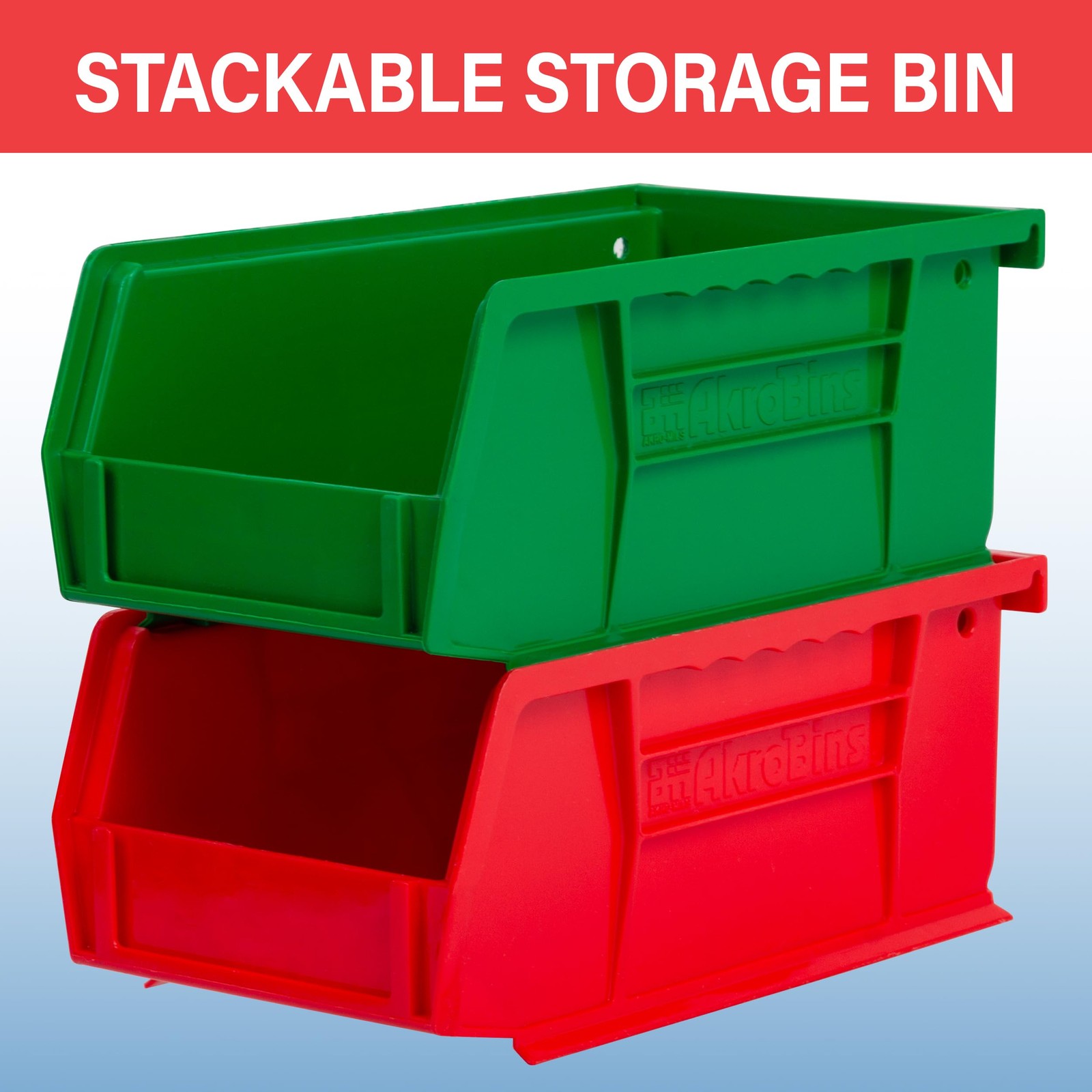 30220 AkroBins Plastic Hanging Stackable Storage Organizer Bin, 7-Inch x 4-Inch