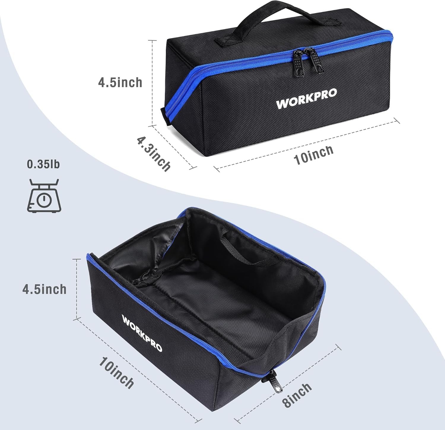 Versatile 10-Inch Tool Storage Bag – Perfect for Organizing Tools & More