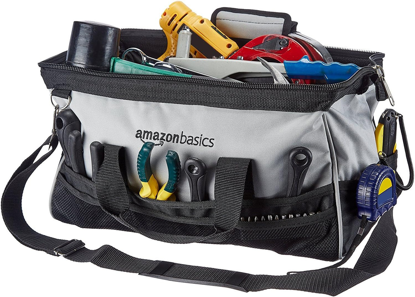 Tool Storage Bag 16 Inch Durable Polyester Portable Organizer with Adjustable