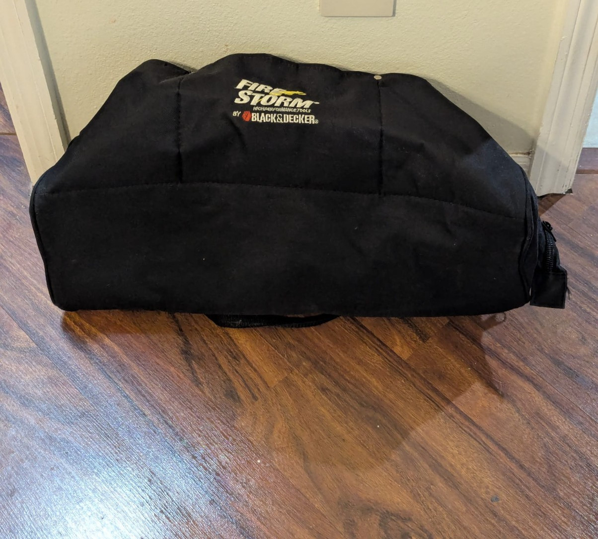 Black Decker Work Bag for tools Excellent Condition
