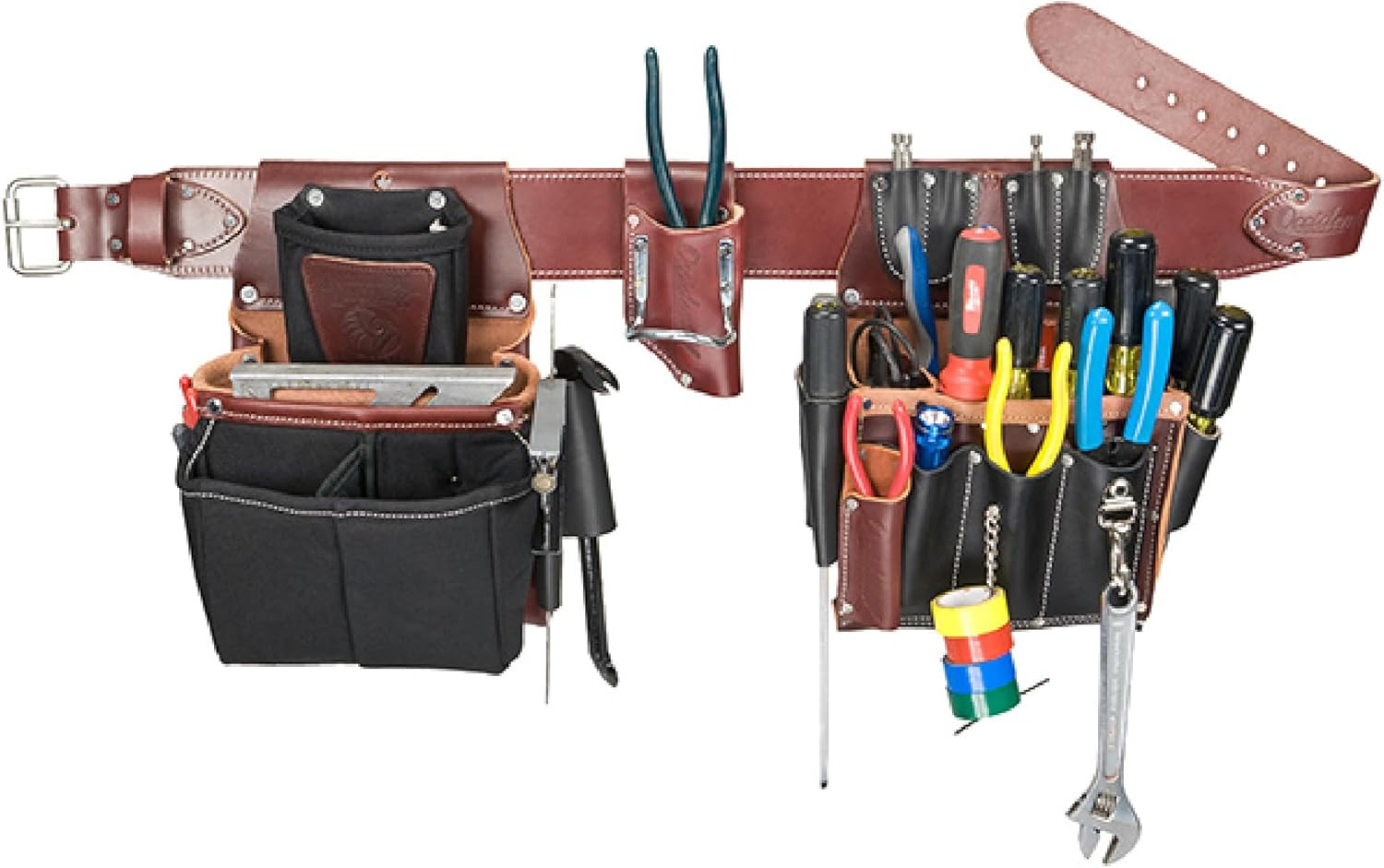Commercial Electrician’S Tool Bag Set – X-Large – 37 Pockets & Tool Holders – Ma