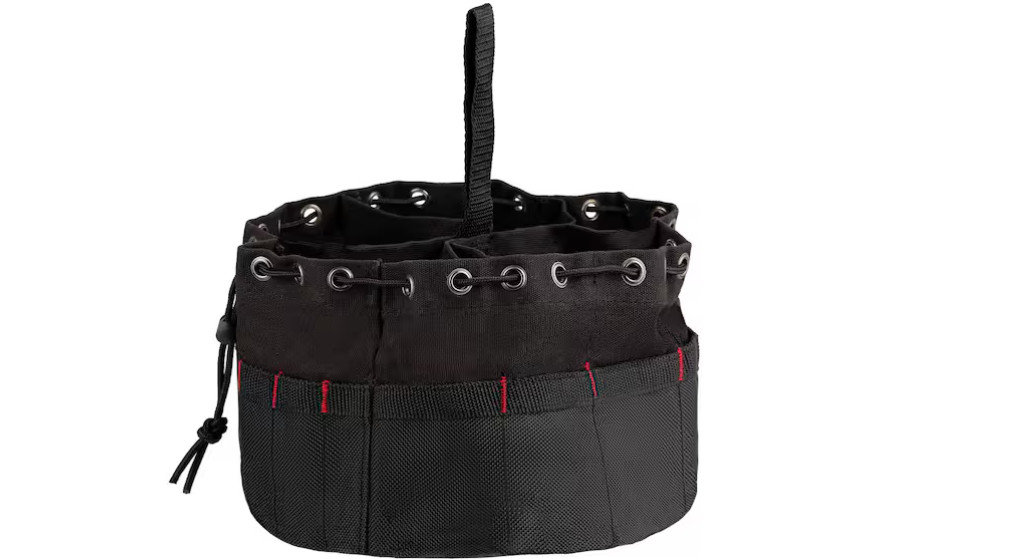 10 In Parachute Grab Bag Heavy Duty Small Parts19 Compartment Storage Tool Black