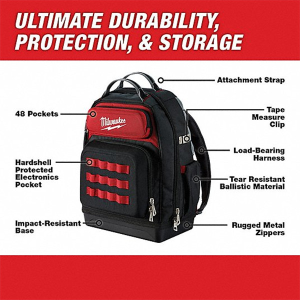 SALE! Milwaukee Tool 48-22-8201 Ultimate Jobsite Backpack – New With Box
