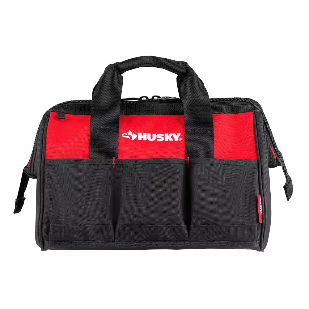 15 In. 8 Pocket Zippered Tool Bag