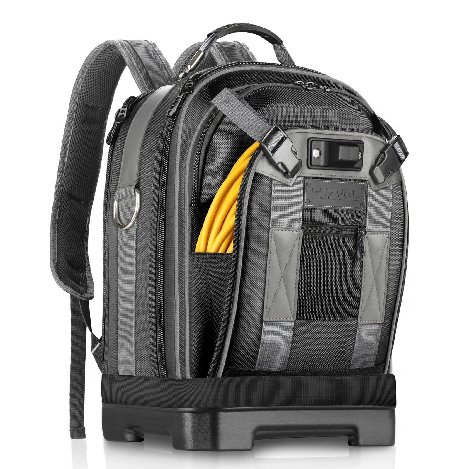 Tool Backpack with Laptop Compartment, X-Large, Grey(with Phone Holder)