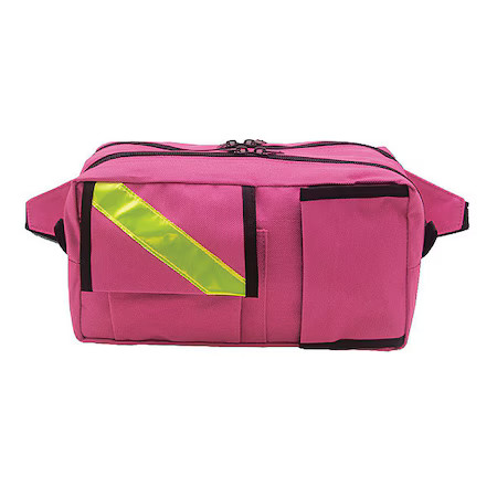 Emi 9147 Rescue Fanny Pack, Nylon, 10 In L, 6 In W, Pink