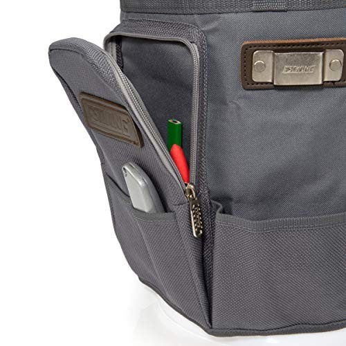 28-Compartment Tool Organizer Bag – 5-Gallon Bucket, Heavy-Duty, Durable Polyest