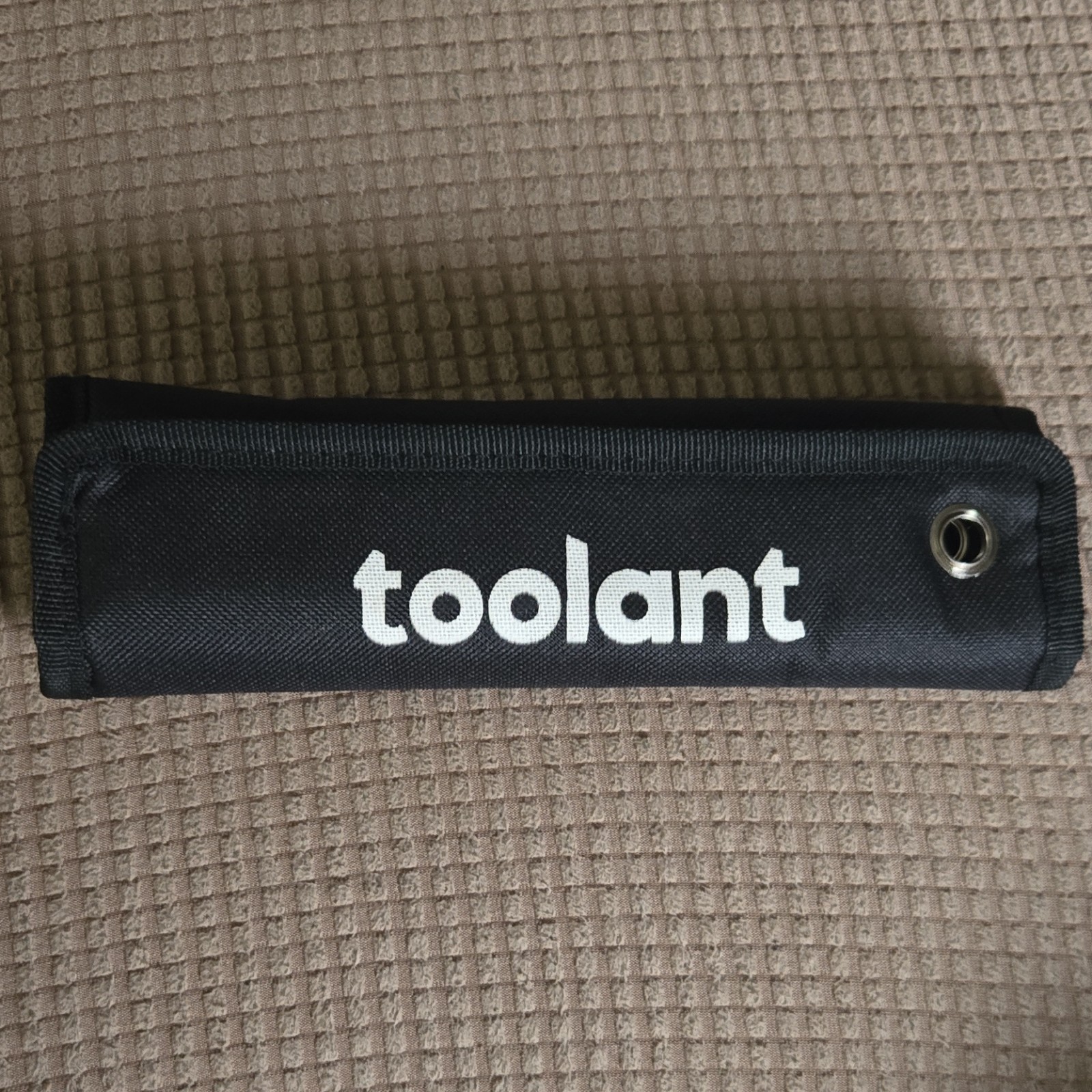 toolant Black Fabric Tool Pouch with Multiple Pockets and Grommets