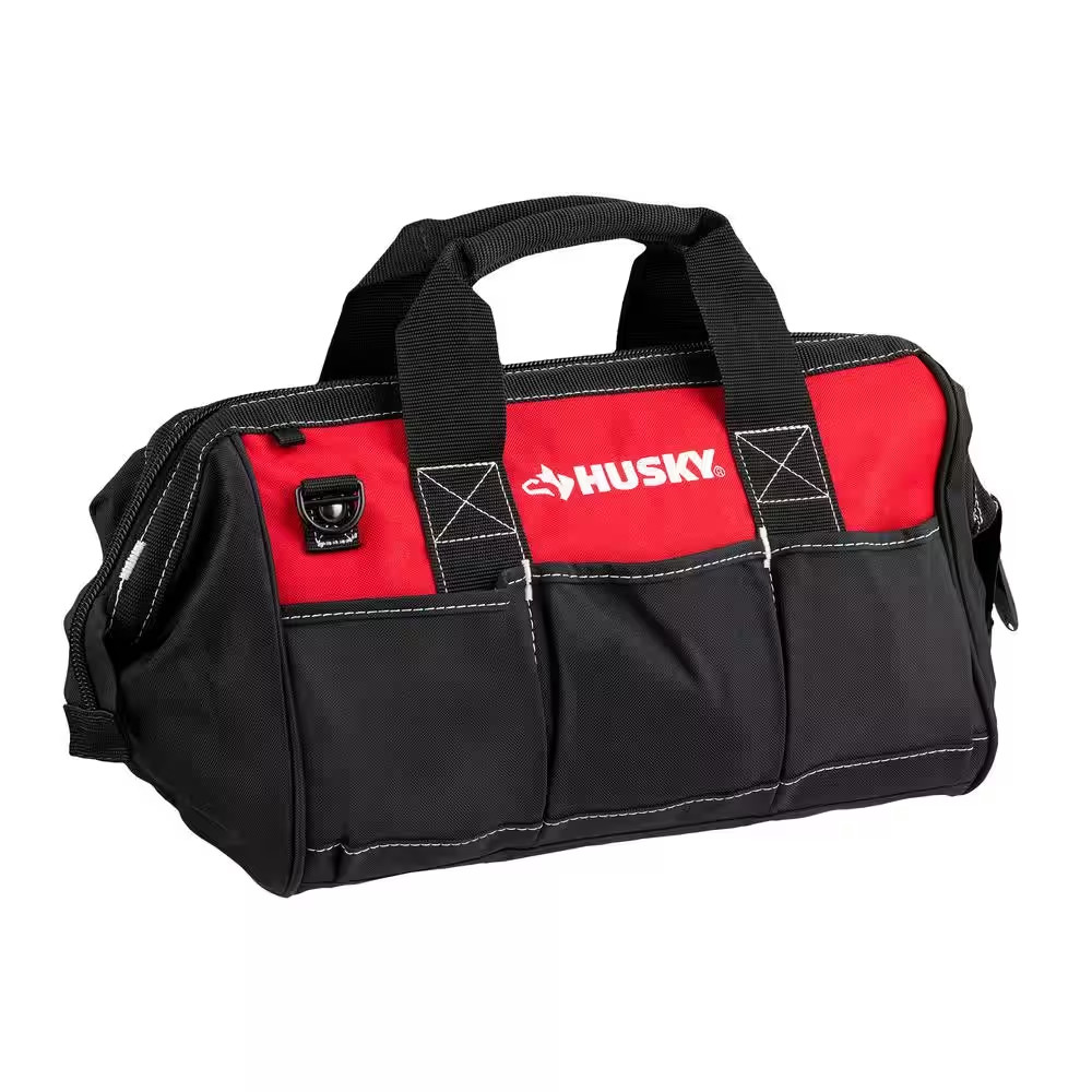 15 In. 8 Pocket Zippered Tool Bag