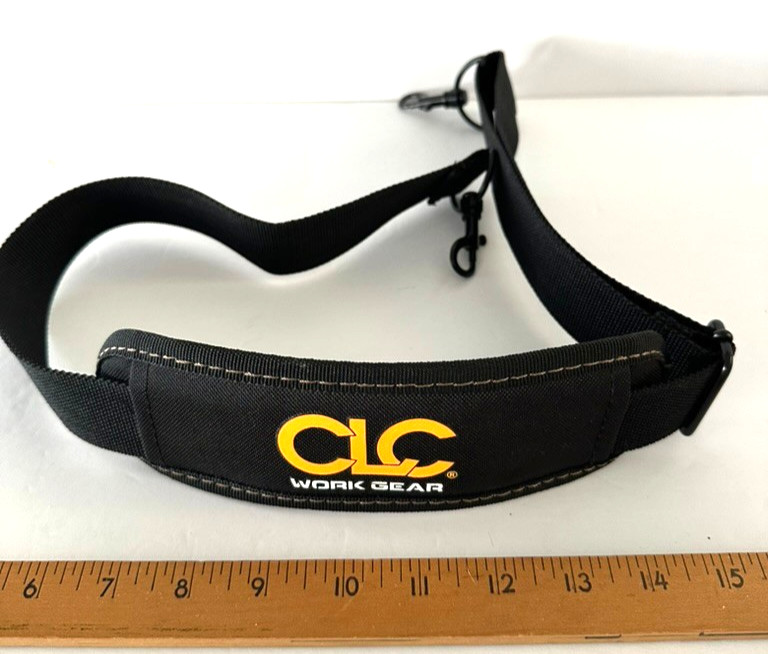 Custom Leather Craft CLC Workgear Tool Bag Black Nylon Replacement Strap~Adjusts