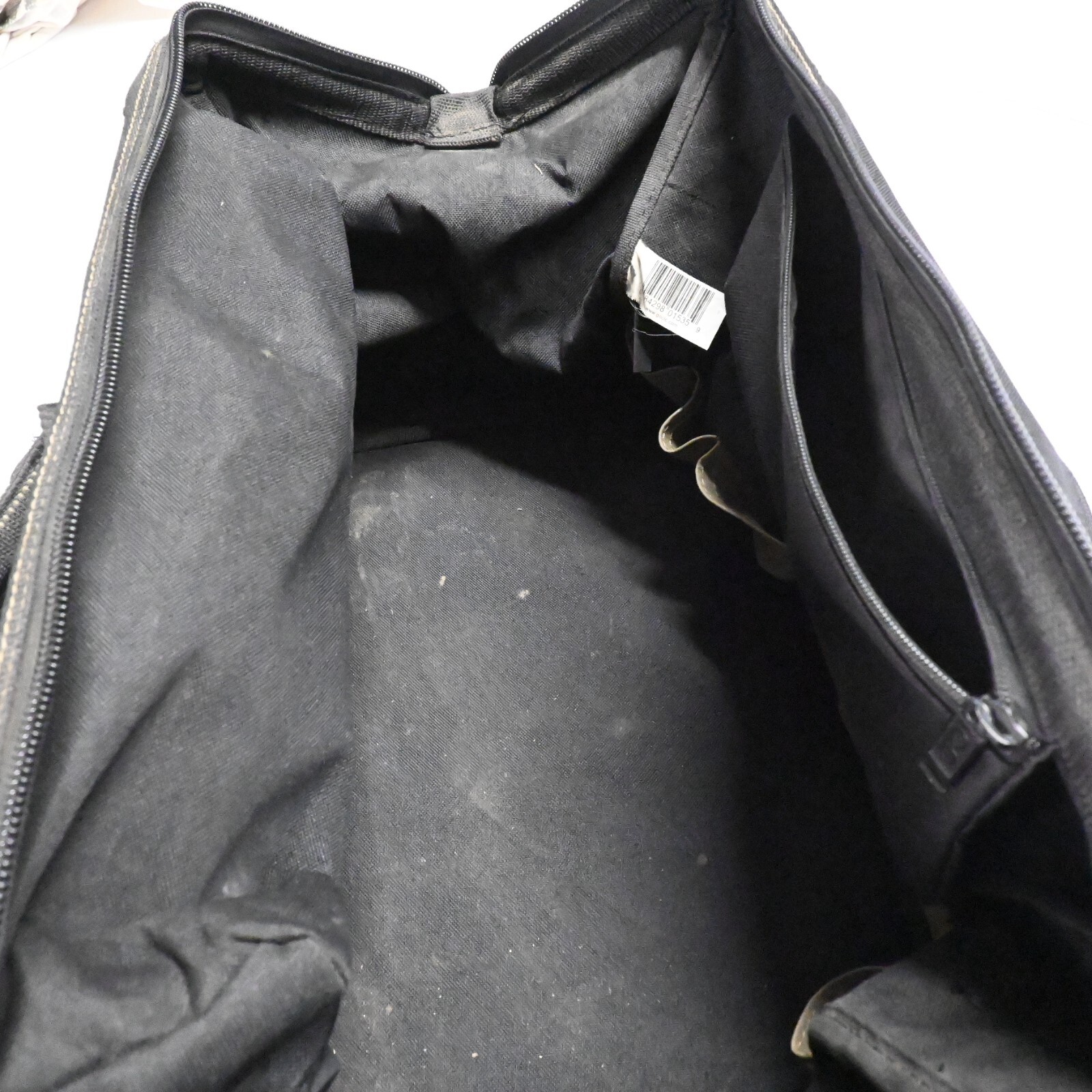 CLC 1535 Tan/Black Polyester 37-Pocket Tote Bag 18 in. with Top Plastic Tray