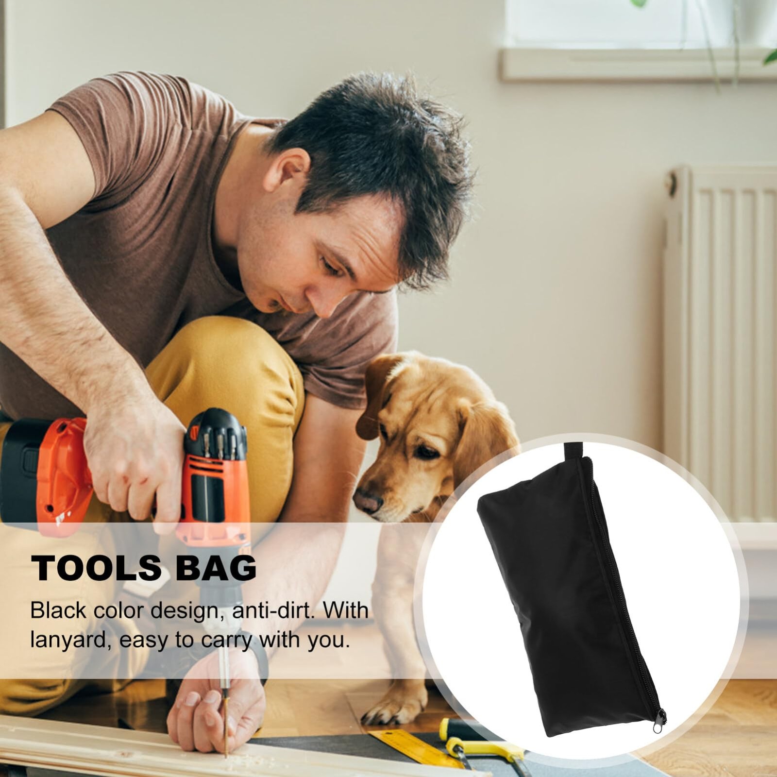 5Pcs Zipper Bag Utility Bag Canvas Tool Pouch Bank Deposit Tool Organization …