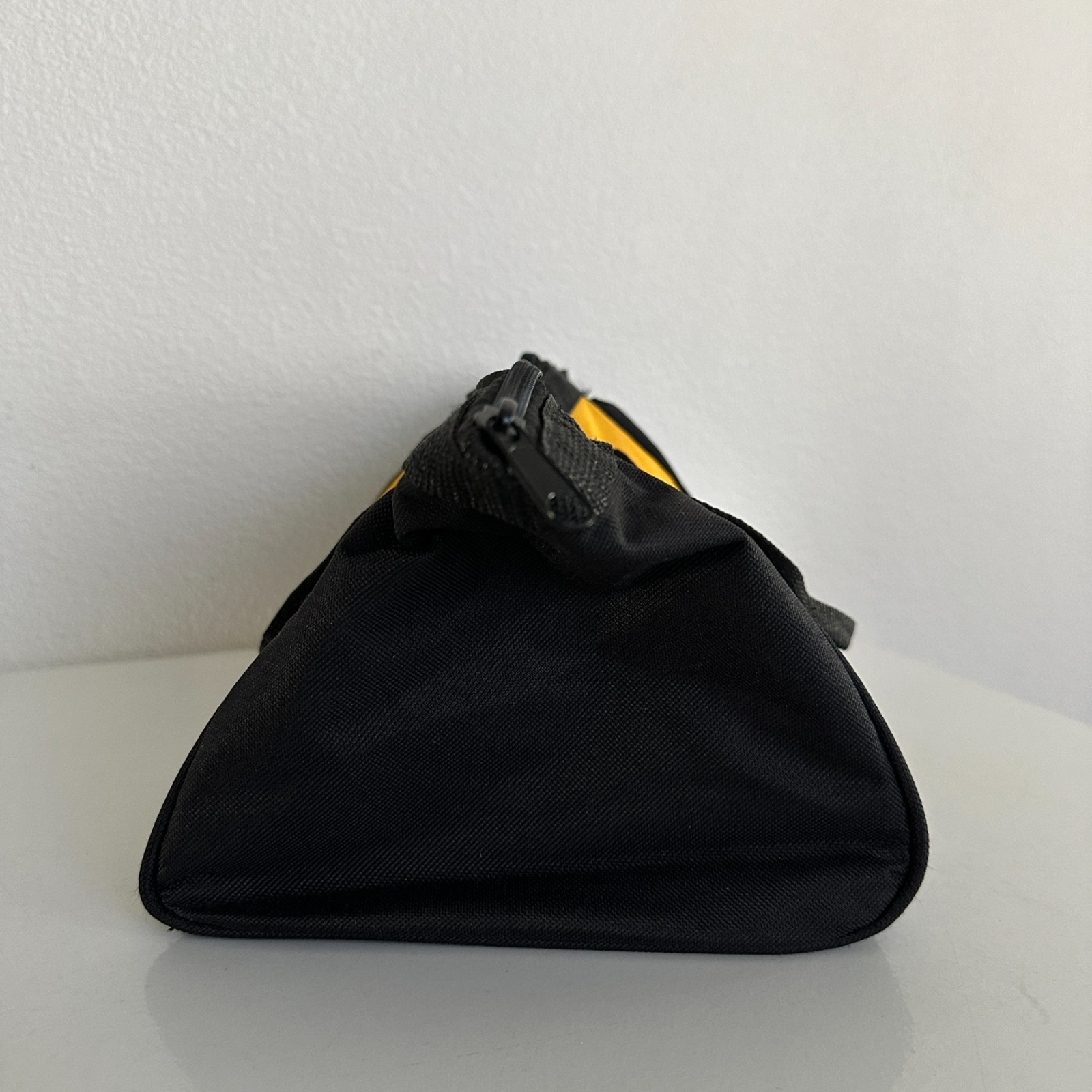 NEW DeWalt Ballistic Nylon Tool Bag Yellow Black Top Handle Zipper 12″x8″x6″