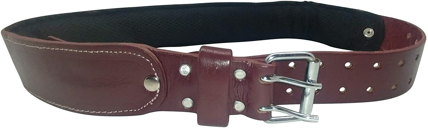 Leather Gold Genuine Leather Framer’s Rig Tool Belt,15 Pockets Sliding Pouches