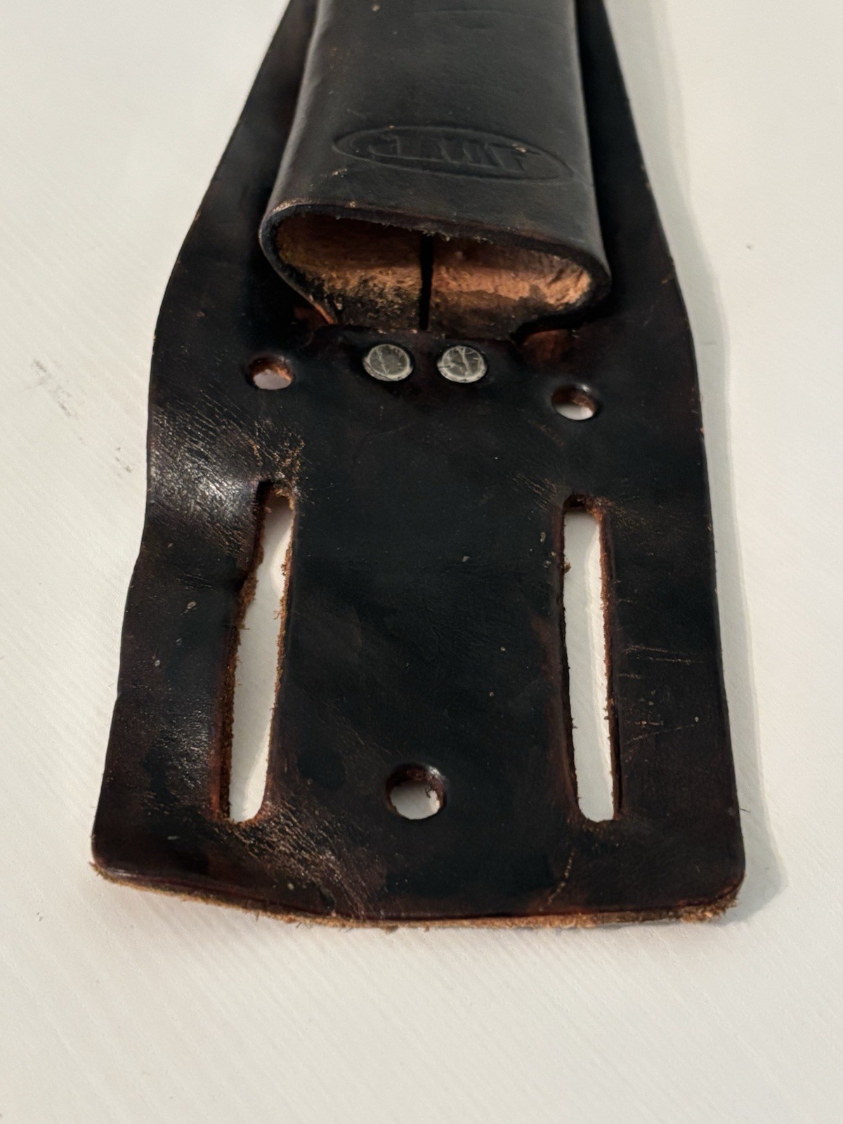 AWP Brown Leather Holder Utility Knives Pliers Belt Loop L-453