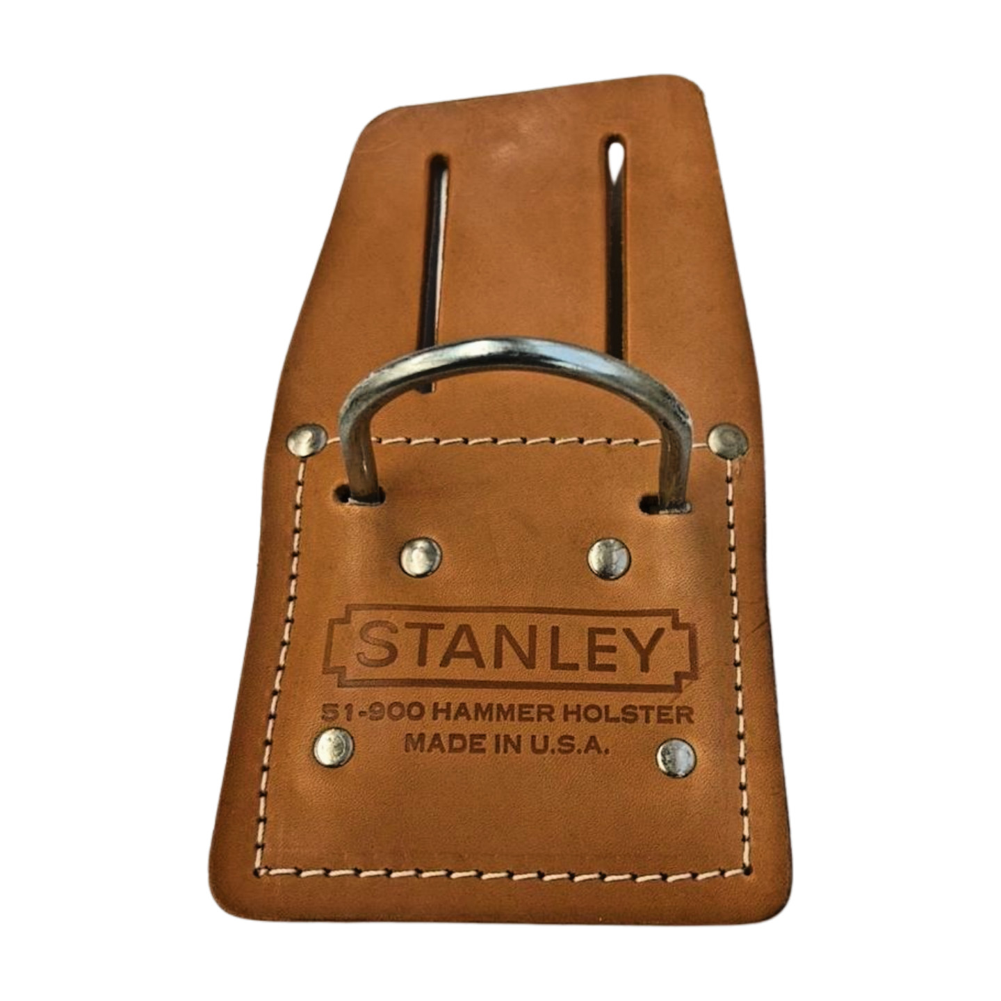 NOS Vintage Stanley Leather Hammer Holster – Brown – Model 51-900 – USA Made