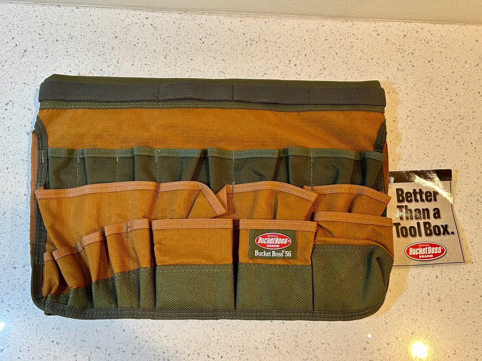 BucketBoss 56 Bucket Organizer Tool Bag Pockets Holder 10056 – New w/Tag