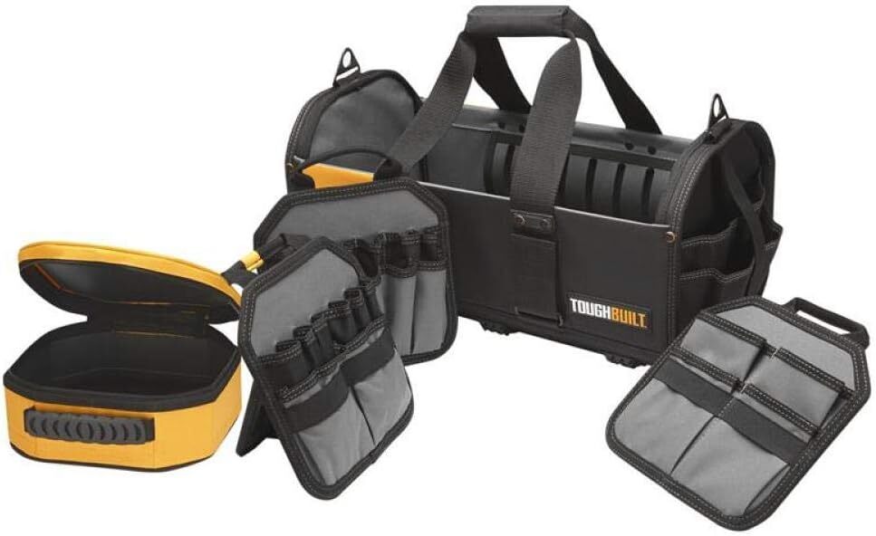 ToughBuilt TOU-81-18 18″ Modular Tote, Black/Yellow