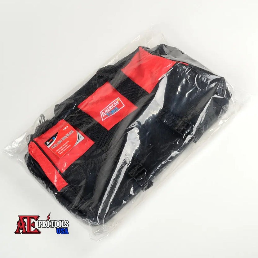 16″ Zipper Wide Mouth Tool Storage Bag 6 Pockets 16″x9″x10″