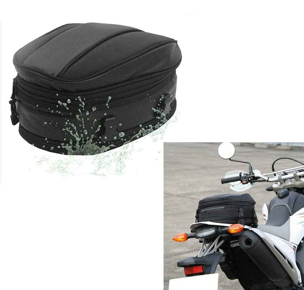 Motorcycle Tail Bag 7.5-10L Waterproof PU