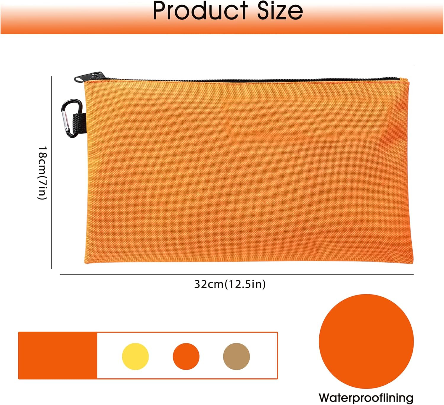 3PCS Tool Pouches with Zipper | Premium, Small Tool Bags, Utility Zipper Pouch,