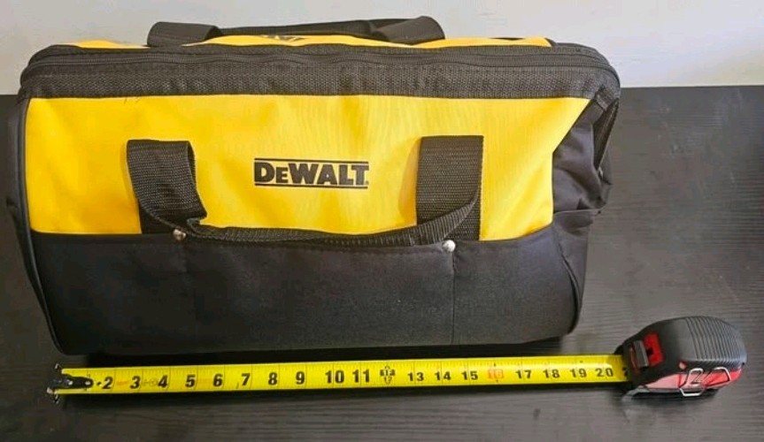 Dewalt Large Tool Bag 19″ x 12″ x 11″, 10 Pockets. Heavy Duty