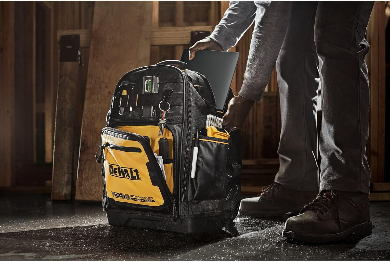 DEWALT Tool Backpack, Tool Storage and Organization, Durable and Water Resistant