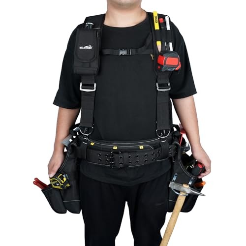 Contractor Tool Belt Suspender Rig