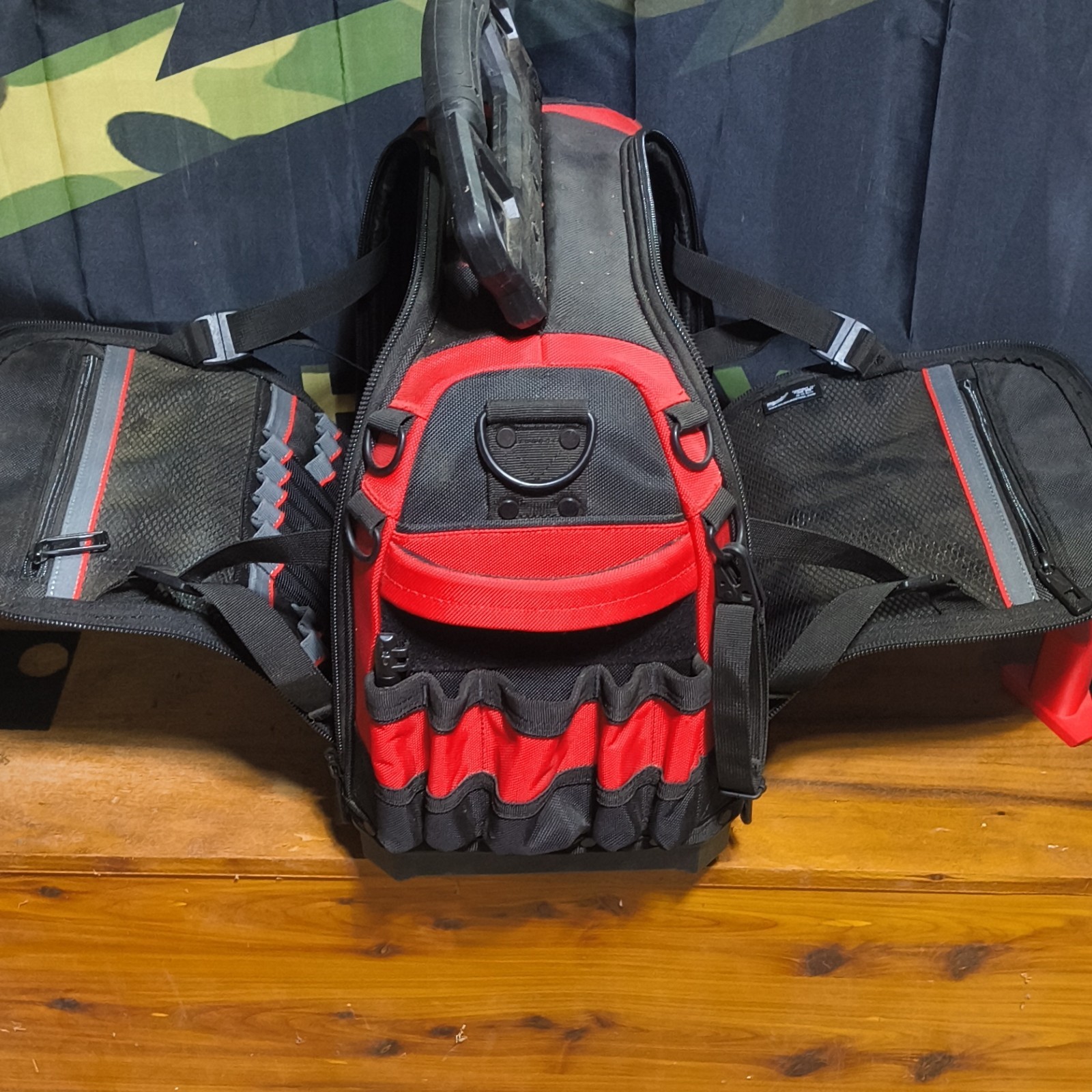 Milwaukee PACKOUT Modular Fabric Tool Bag w/ Handle, Red/Black