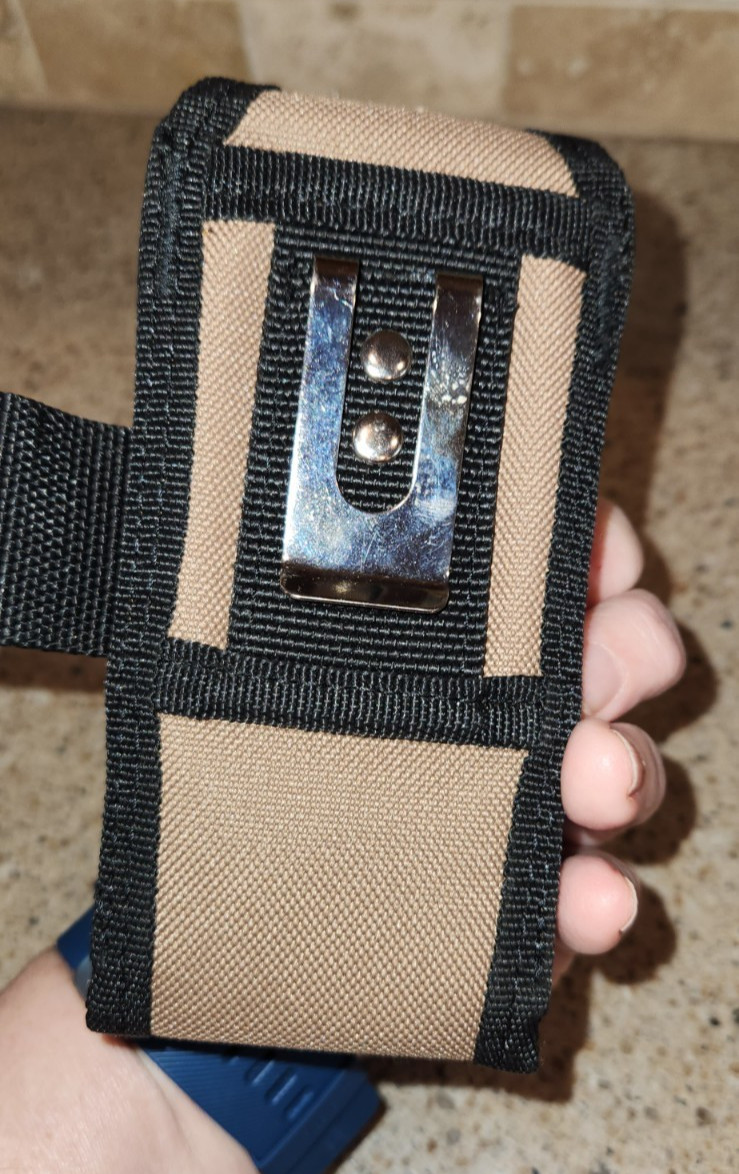 CLC Custom LeatherCraft 5-Pocket Cell Phone/Tool Holder Tan