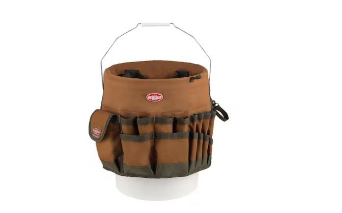 Bucketeer 5 Gal. Bucket Tool Organizer in Brown