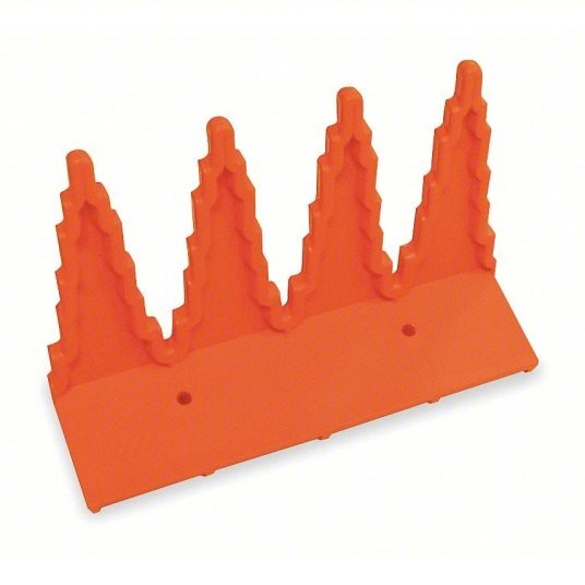 VIKAN Hygienic Tool Holder: Red 9 3/8 in Lg, 6 1/2 in Wd, 2 1/4 in Ht.! NEW