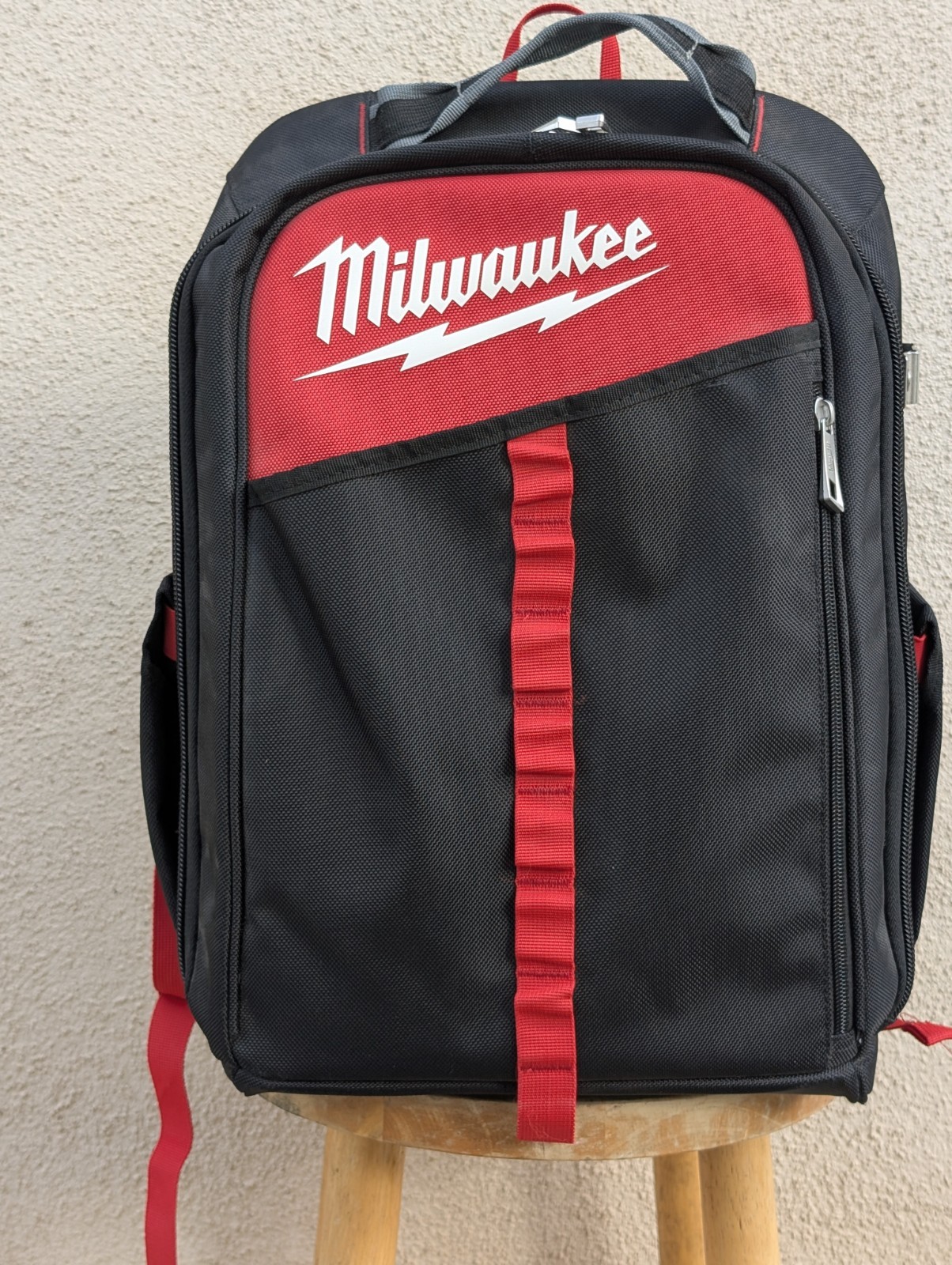 Milwaukee 48-22-8202 22-Pocket Low-Profile Backpack w/ Padded electronics sleeve