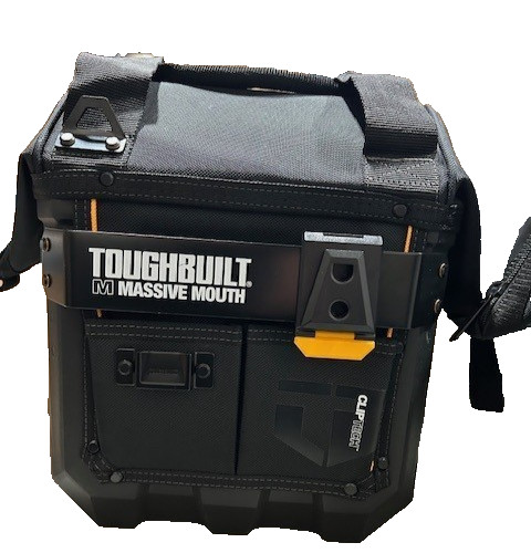 ToughBuilt-Massive Mouth 12″ Tool Bag Compact Wide-Opening Tool Bag, 25 Pockets
